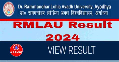 rmlau result with roll no 2020|RMLAU Result 2024 (OUT) – Check Exam Result .